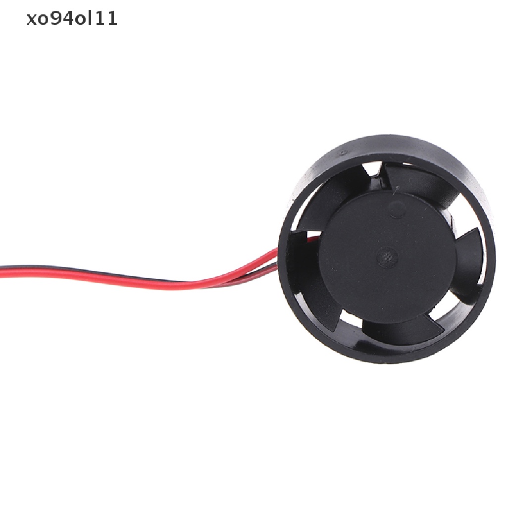 Kipas Pendingin Mini Bulat 25.5x10mm 5V 9V 12V 24V Dengan Lampu LED Untuk Radiator Komputer