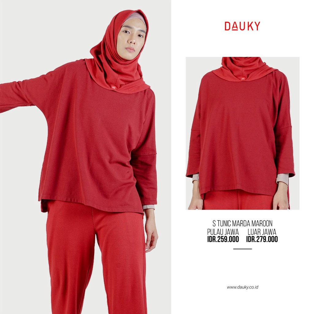 DAUKY S TUNIC MARDA / TUNIK POLOS / TUNIK KAOS / TUNIK DAUKY
