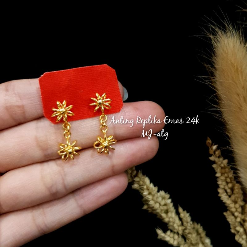 Anting replika emas 24k - mas penang