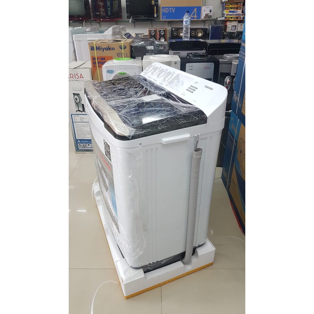 MESIN CUCI TOSHIBA VH 120 WN 12KG 2 TABUNG 120WN 12 KG LOW WATT JEPANG