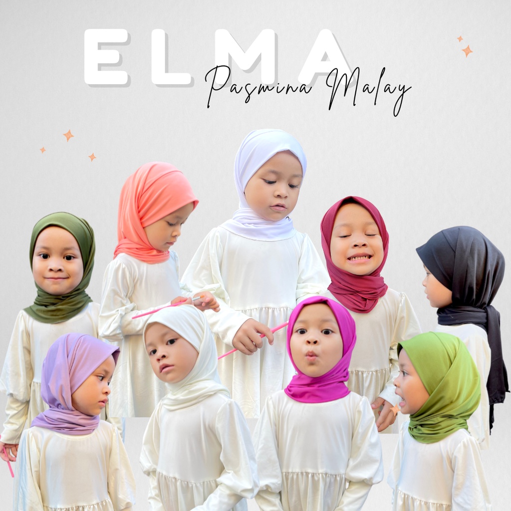 KIMEHIJAB Pasmina Instan Malay Anak ELMA