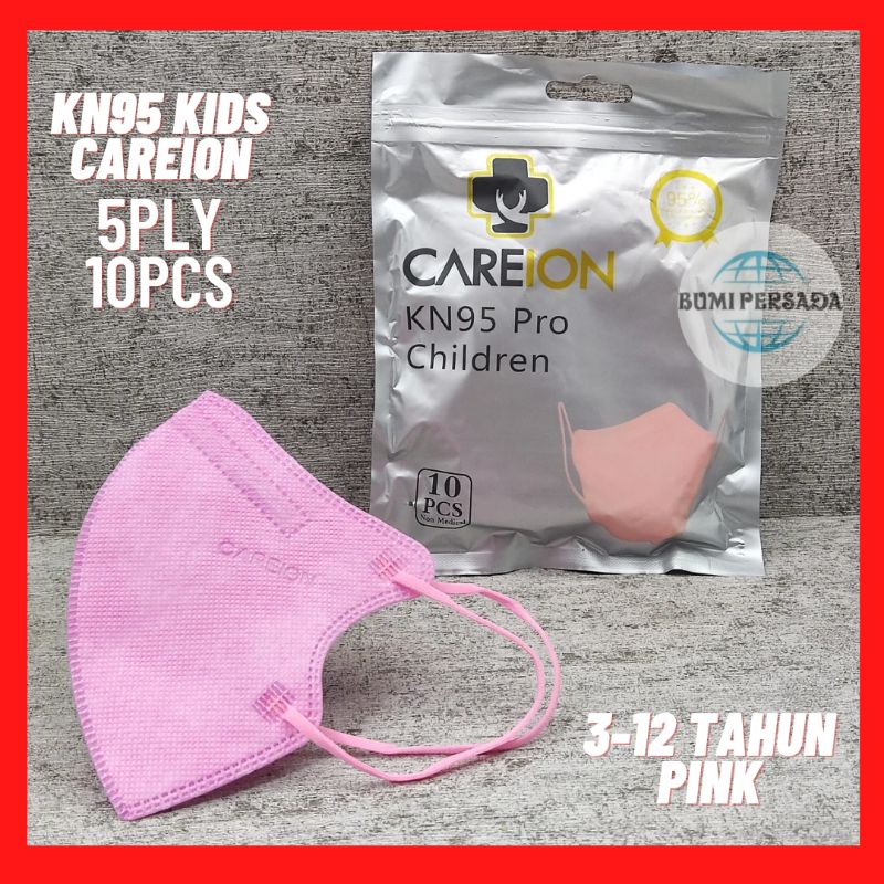 Masker anak KN95 5Ply  Careion hybrid KN 95 isi 10 Pcs 5 Ply