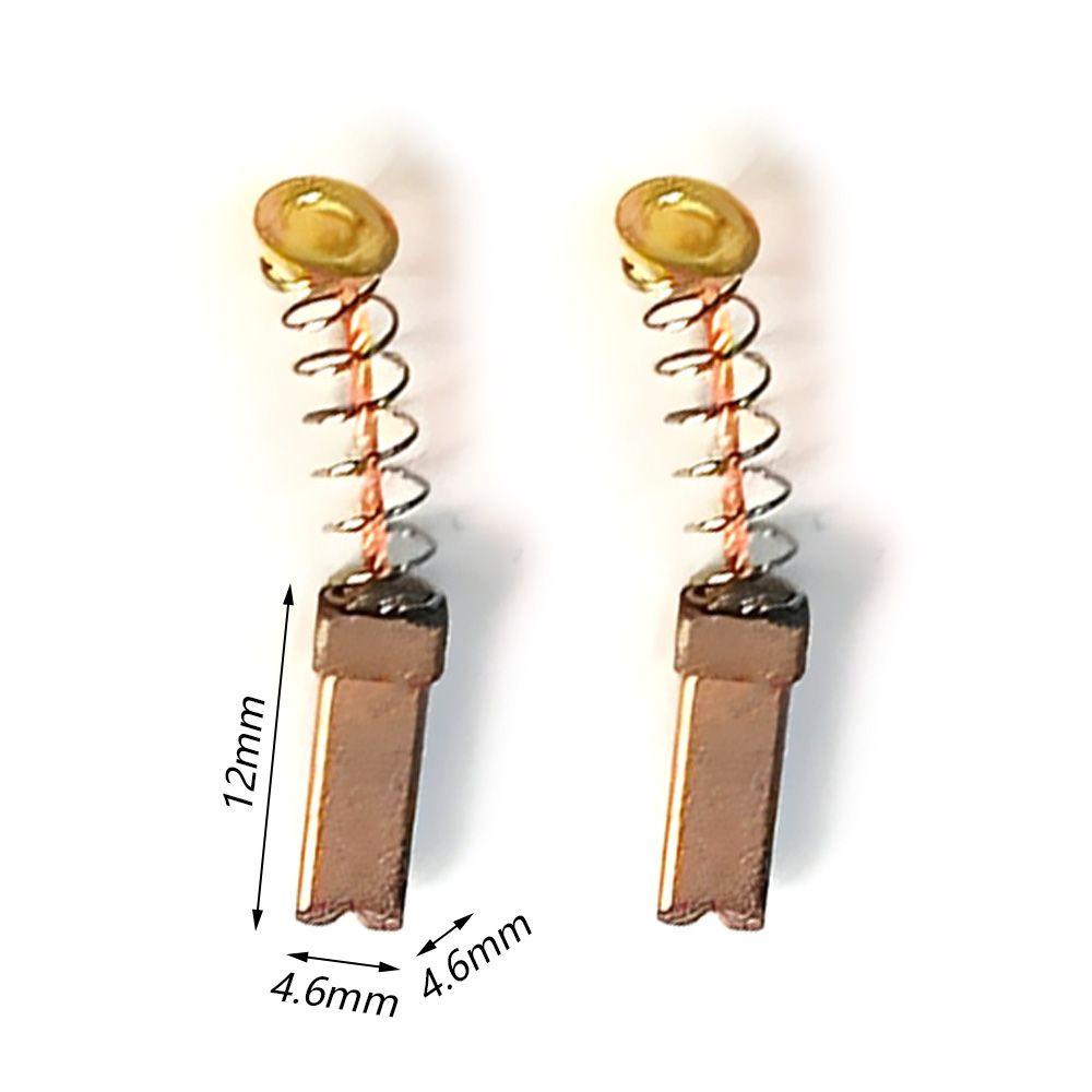 Solighter 1 / 2Pcs Mata Bor Mini 4.6x4.6x12mm Bahan Karbon Generik