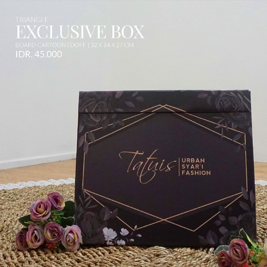 

TATUIS Exclusive Hard Box Kotak Kado Triangle