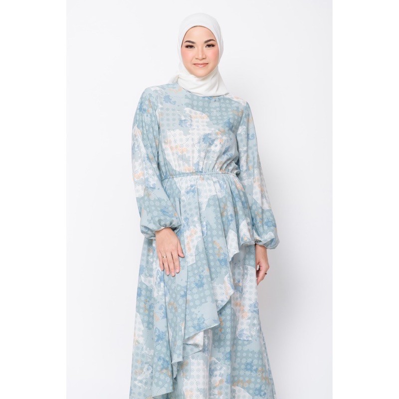 BIA X Isel Fricella - Palash Mint Dress Islamic Journey In Denmark by zaskiamecca.official