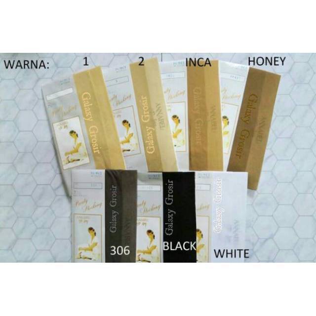 [ORI PREMIUM] Stoking Celana Annable warna Hitam, Abu 306, Coklat No.1/No.2/Incha/Honey