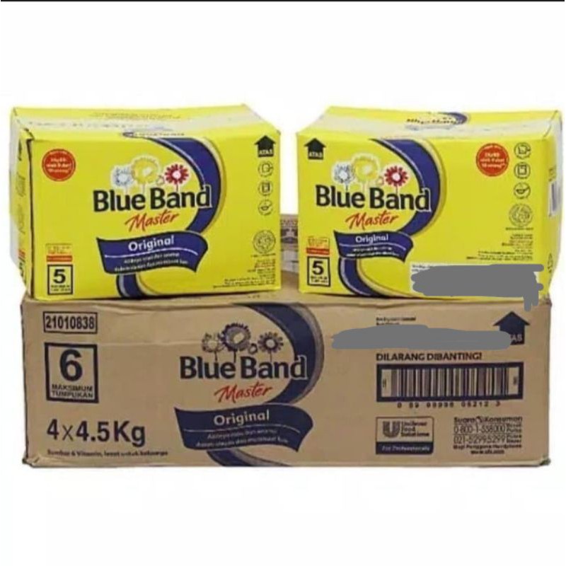 

Blueband margarine mentega 4,5kg / kartonan / gojek only