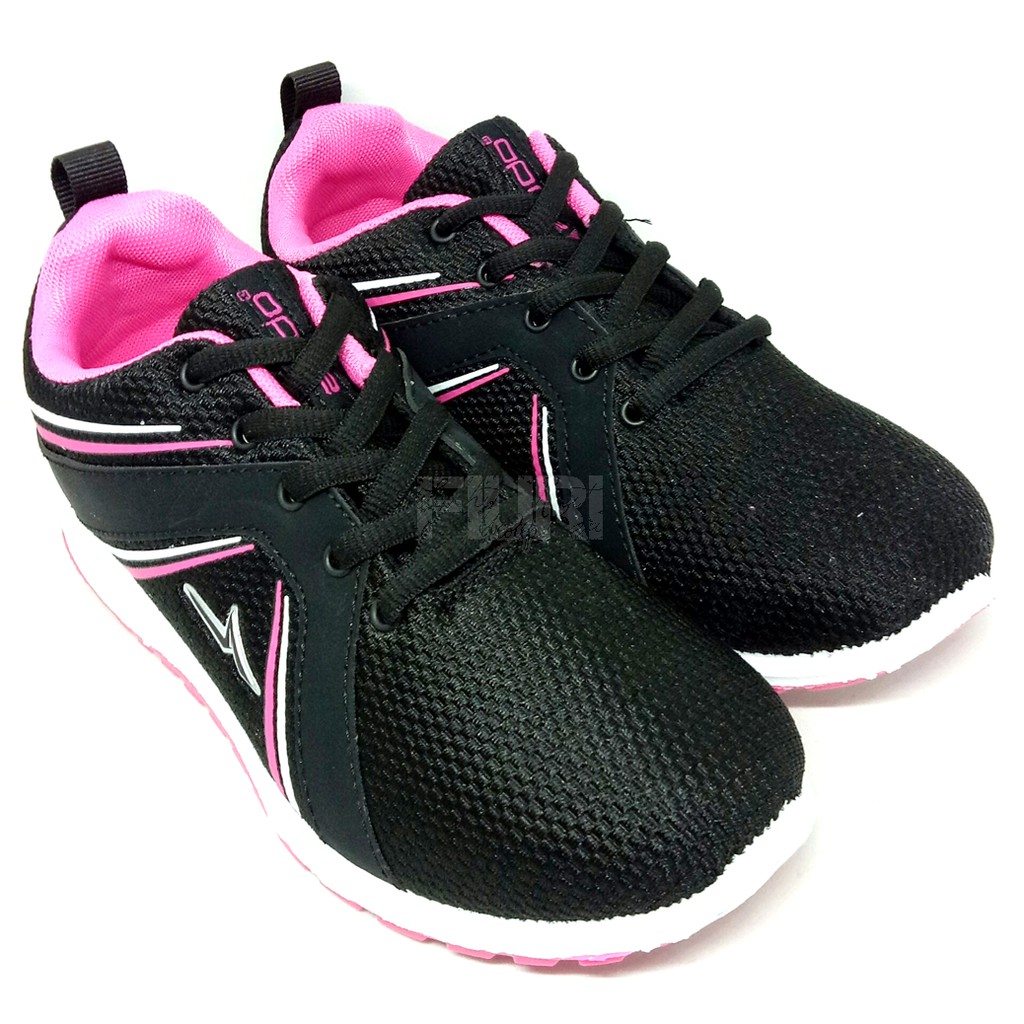 FIURI - ANDO ORIGINAL - CRISSY 37-40 HITAM PINK - SEPATU SNEAKERS SPORT KANVAS SOL KARET ANAK PEREMPUAN - SEPATU KETS FASHION TRENDY WANITA DEWASA - SEPATU OLAHRAGA LARI FITNES SENAM KERJA KULIAH BERTALI CEWEK MURAH PROMO DISKON BONUS KAOS KAKI