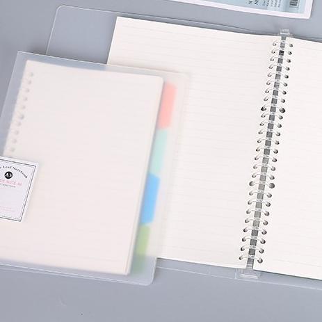 

[PRODUK Q7SB7] Buku Binder B5 Transparan dan Loose Leaf Binder B5 26 Ring dan Binder A5 20 Ring Bahan Plastik GKQ