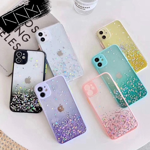 Softcase Casing Case Fuze Candy Motif Star Glitter Bling Bling Oppo A53 A54 A72 VN473