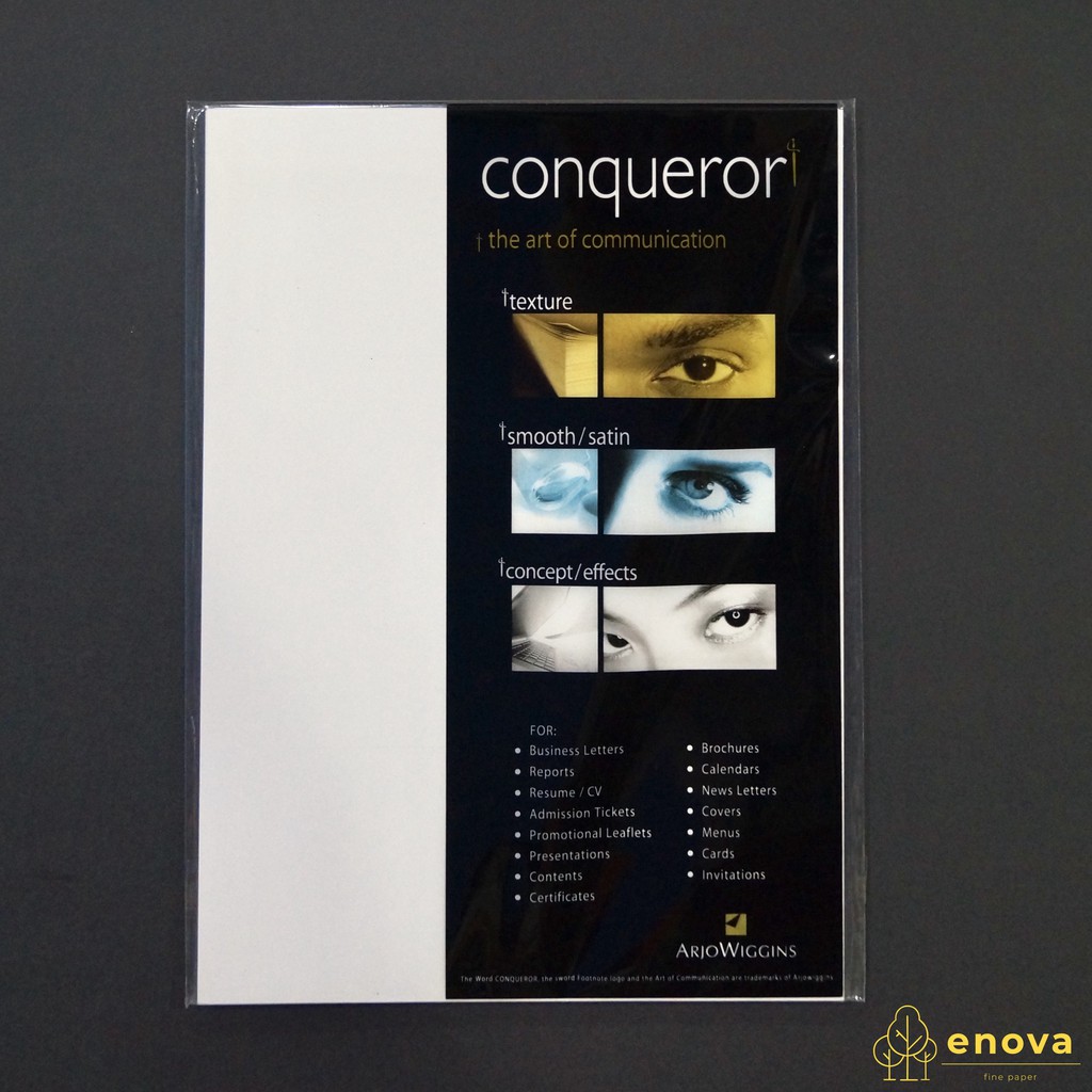

Fancy Art Paper Conqueror Bamboo | Natural White | A4 100GSM