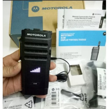 HT MOTOROLA SLIM VHF - HT MOTOROLA SLIM MOTOTRBO VHF ORIGINAL GARANSI RESMI - HT MOTOROLA SL1M MURAH