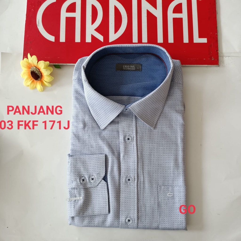 gof XL-3XL F CARDINAL KEMEJA FORMAL PANJANG RegularFit Pakaian Kemeja Kerja Pria Kantor Acara Resmi Pakaian Wisud Original B8