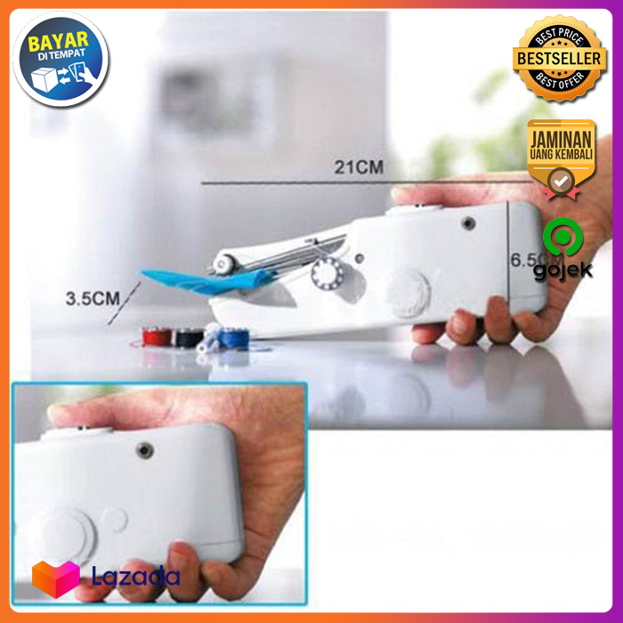 Handy Stitch Mesin Jahit Portable - Handheld Sewing Machine - Mesin Jahit Tangan praktis - EH009