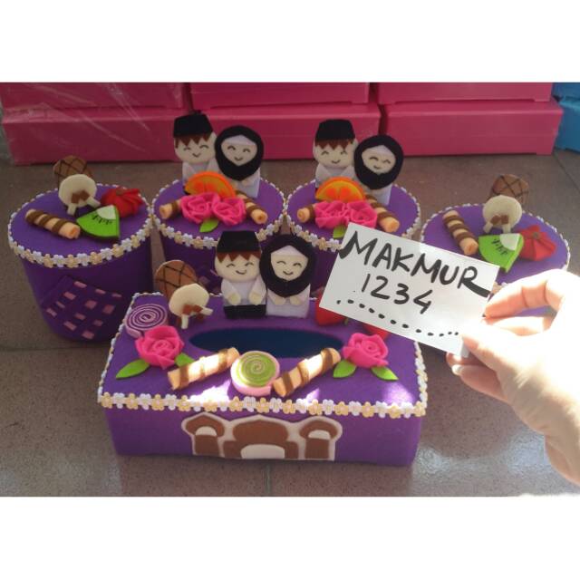 Toples lebaran ,toples hias lebaran, toples ,toples flanel , set toples hias