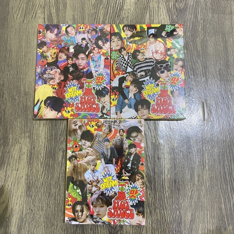 READY STOCK NCT DREAM HOT SAUCE ALBUM PB VERSION + POSTER