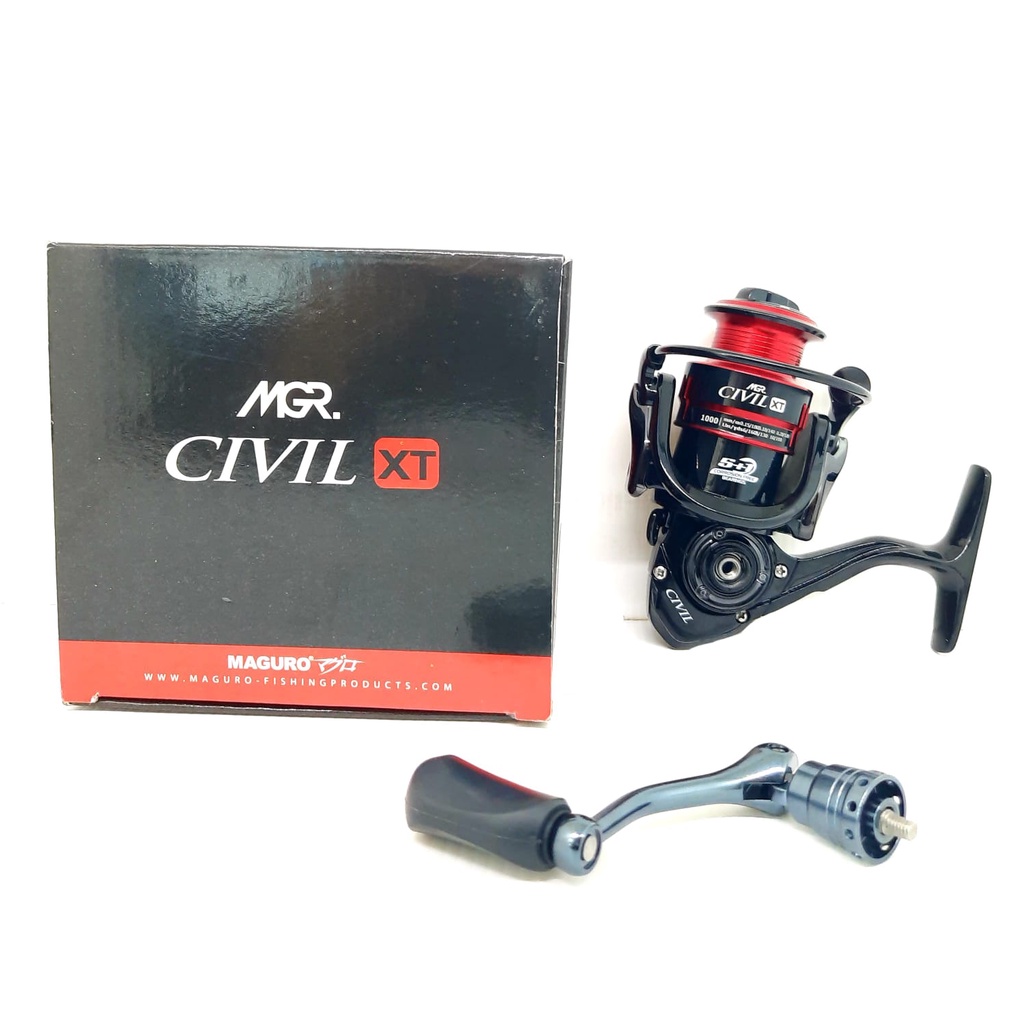 Reel MAGURO CIVIL XT Power Handle 5+1 BB Tersedia Ukuran 1000-8000