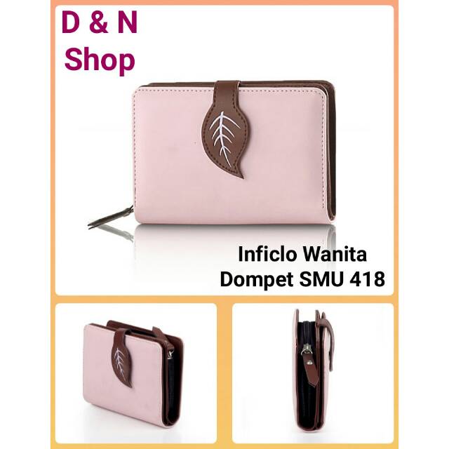 Dompet Wanita Inficlo Berkualitas Asli Cibaduyut Bandung SMU 418