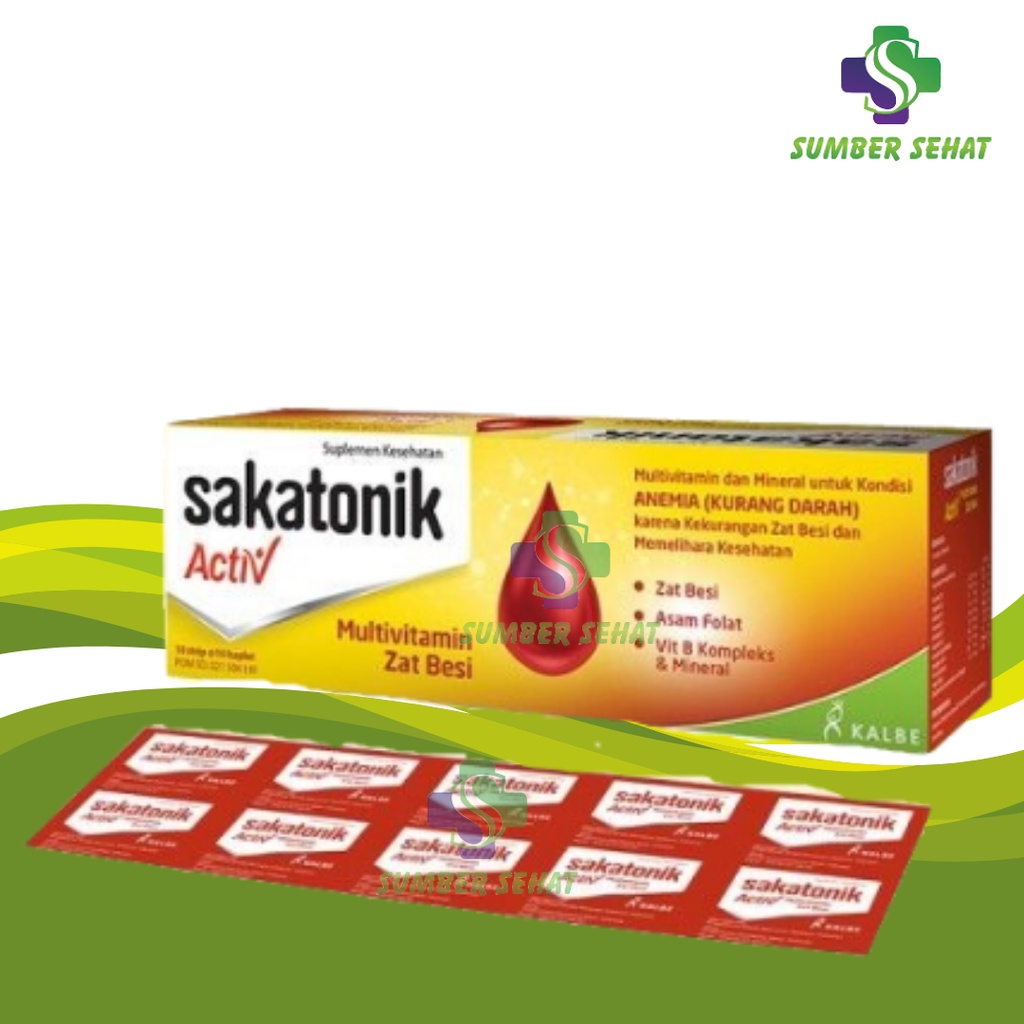 SAKATONIK ACTIV BOX 100 KAPSUL