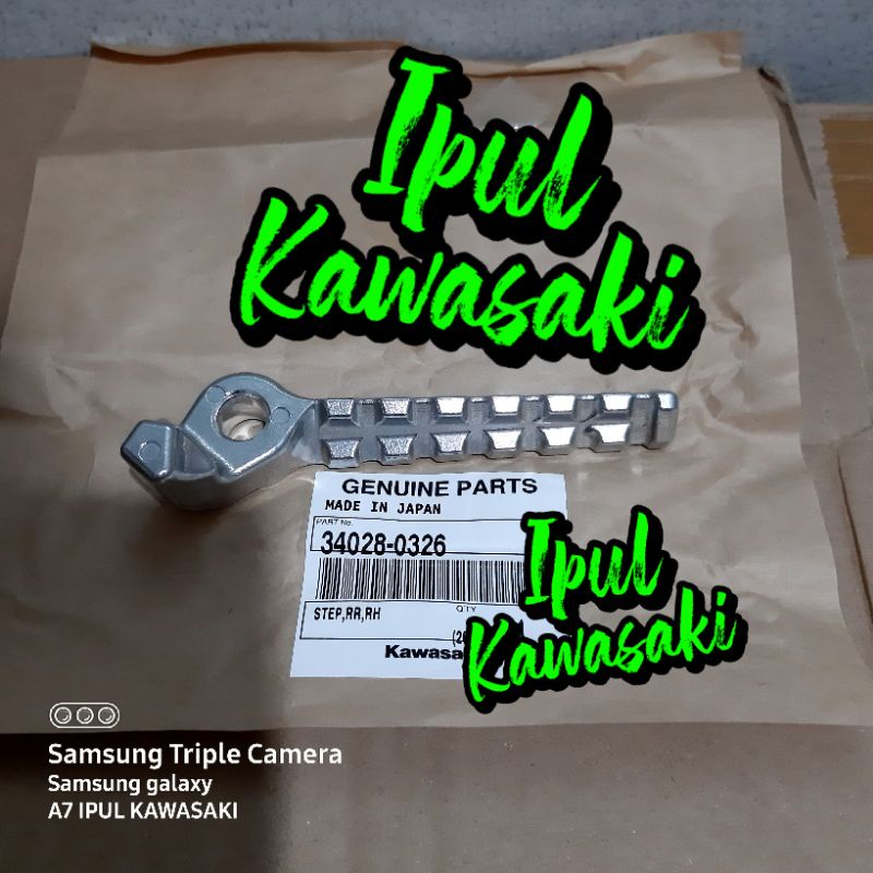 step belakang footstep belakang klx250 kanan klx 250 kanan original