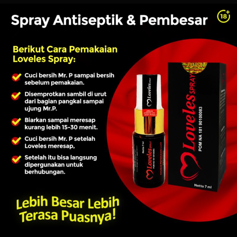 Loveless Spray Antiseptik