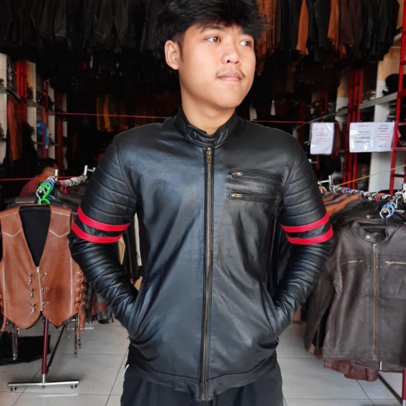 Jaket Kulit Domba Asli Jaket Pria Kulit Asli Jaket Kulit Pria Asli kulit Domba Sukaregang Garut