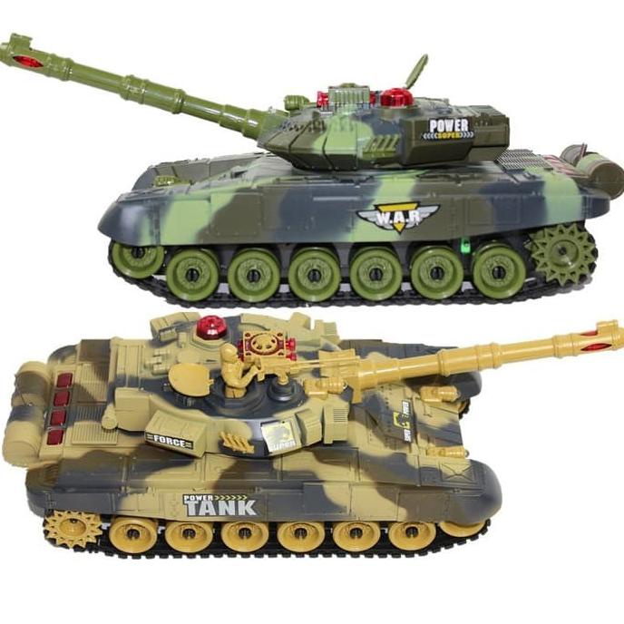 Mainan RC War Tank / Remote Control Tank Besar