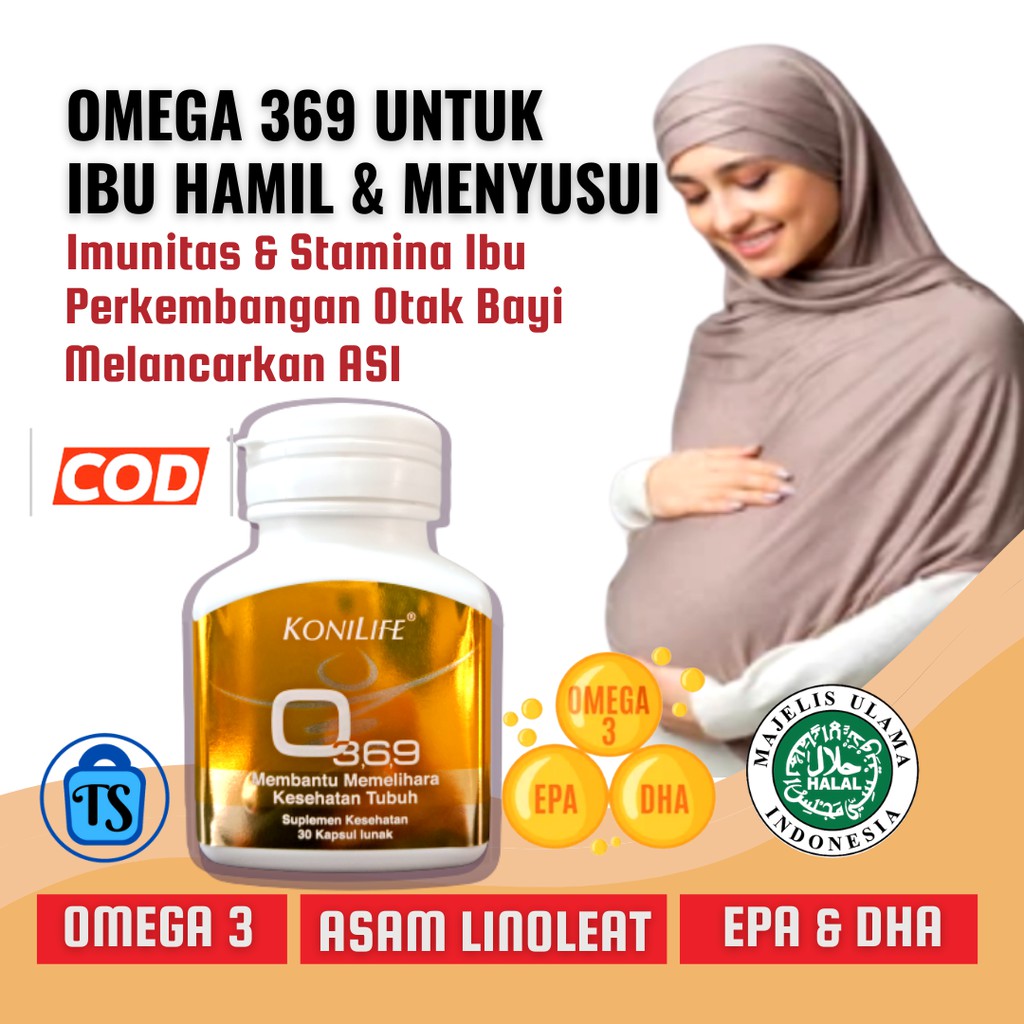 Vitamin Ibu Hamil dan Vitamin Ibu Menyusui Omega 369 EPA & DHA
