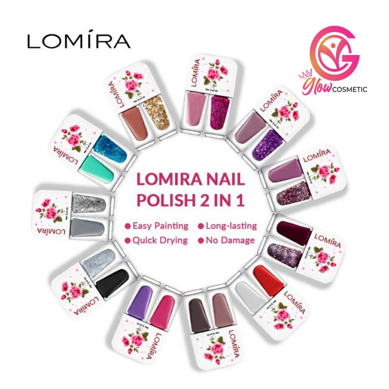 LOMIRA NAIL POLISH 2IN1 KUTEK DUAL COLOUR