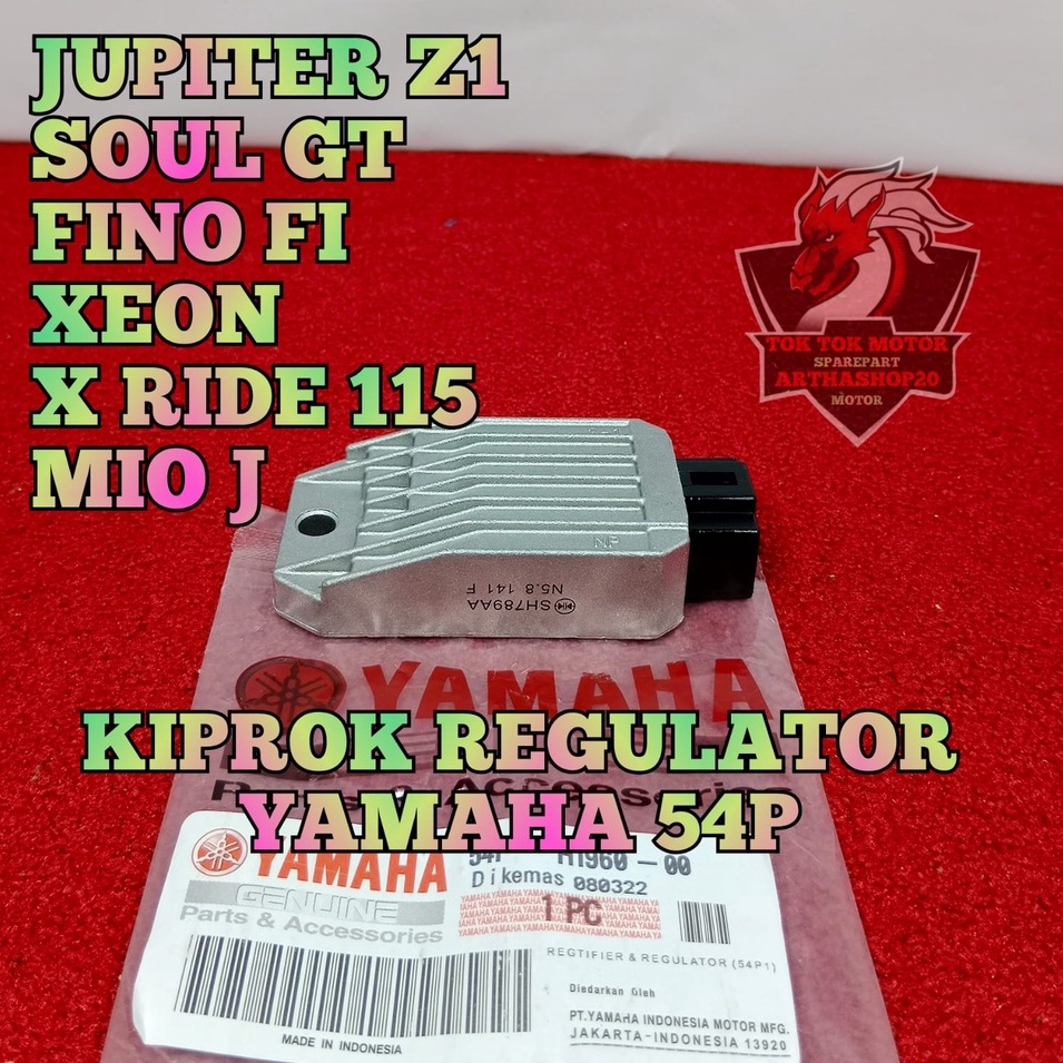 KIPROK REGULATOR 54p ASLI ORIGINAL Motor YAMAHA MIO J , Mio Gt , Mio SOUL GT , FINO FI 115 injeksi ,