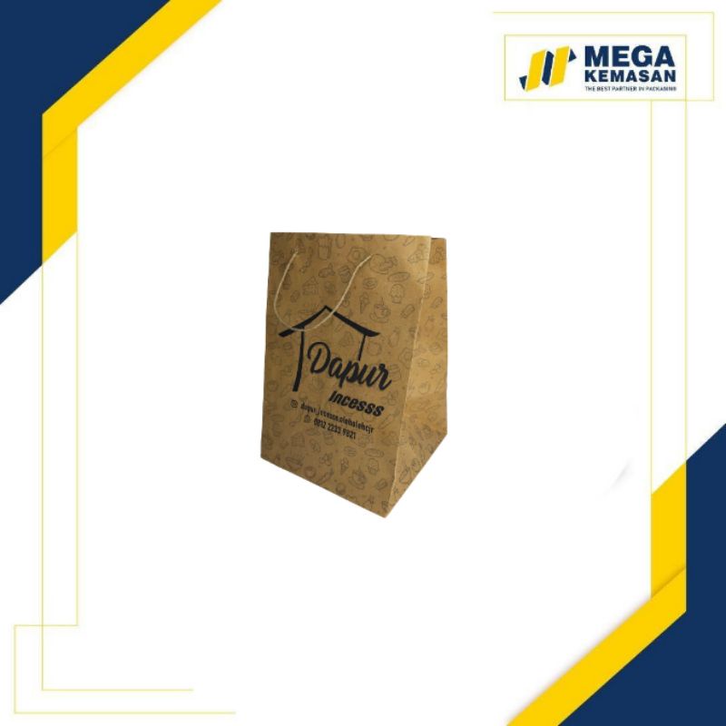 

PAPERBAG MAKANAN / PAPERBAG COKLAT / TAS KERTAS KRAFT / PAPERBAG CUSTOM