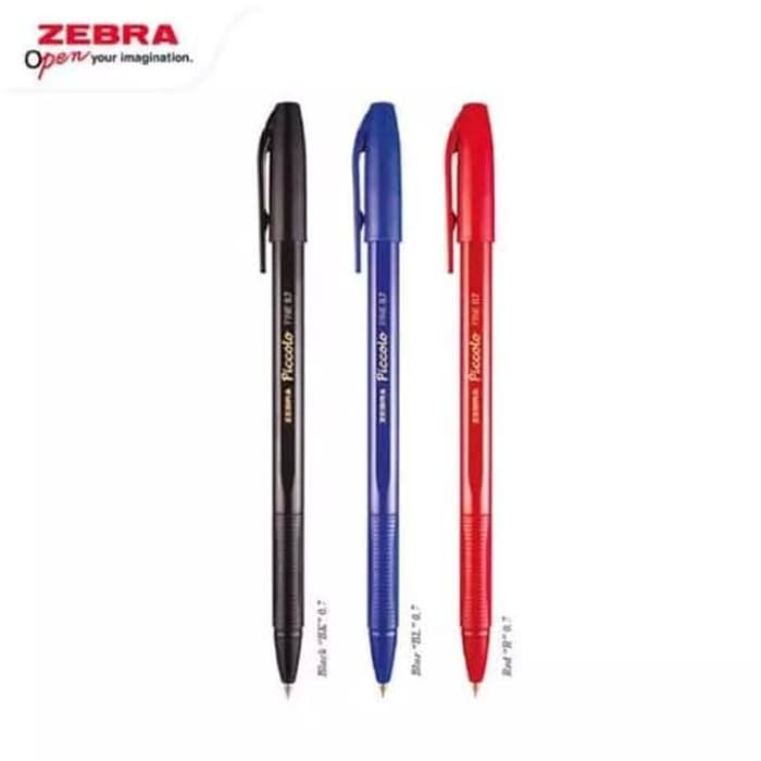 

Pulpen Bolpen Bolpoin Bolpoint Ballpoint Pen Zebra Piccolo 0.7 Murah