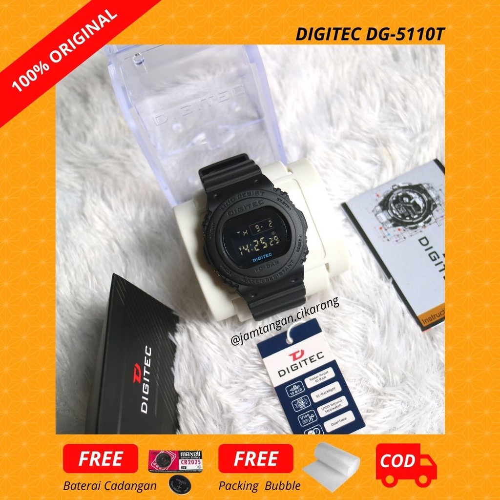 Jam Tangan Digitec Digital DG-5110T Original