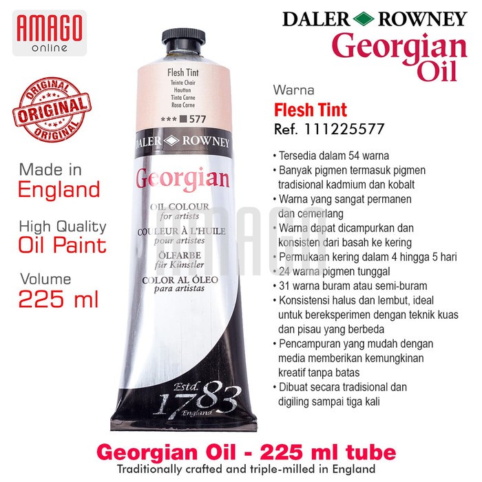 DALER-ROWNEY - GEORGIAN OIL PAINT 225 ml - FLESH TINT - 111225577