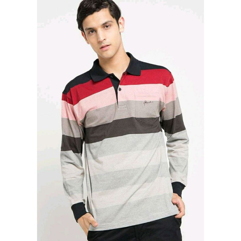 kaos pria polo shirt Hassenda original
