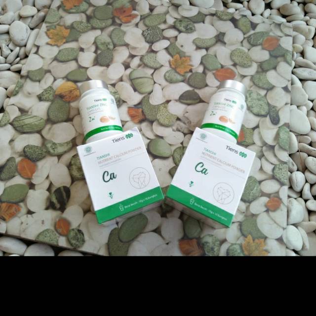 Paket peninggi badan Tianshi Zinc Capsule + Nutrient Calcium Powder