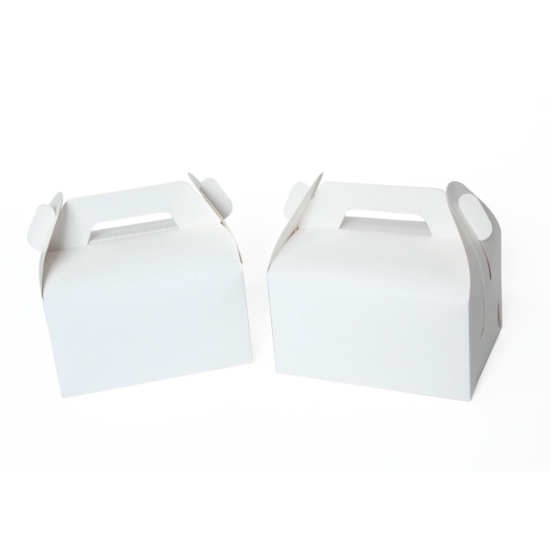 

[HARGA 10PCS] GABLE BOX IVORY: 16x9x8 cm / snack box / fried chicken box