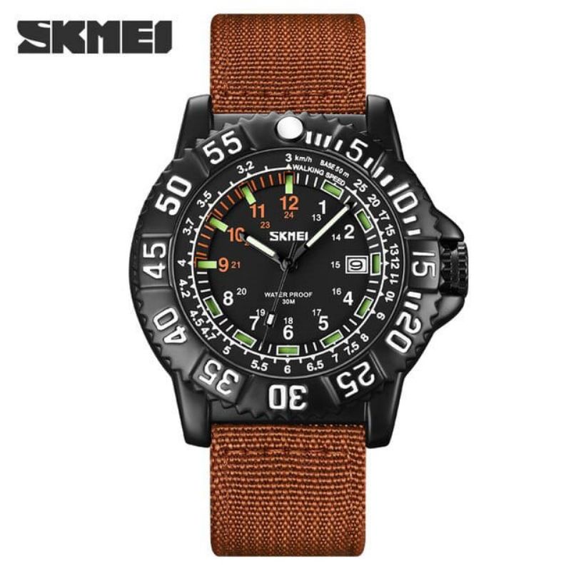 JAM TANGAN  SKMEI 9281 ORIGINAL TAHAN AIR NYLON STRAP