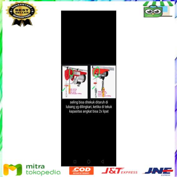 Electric Hoist Elektrik Hoist Katrol Elektrik Katrol Listrik Willfred