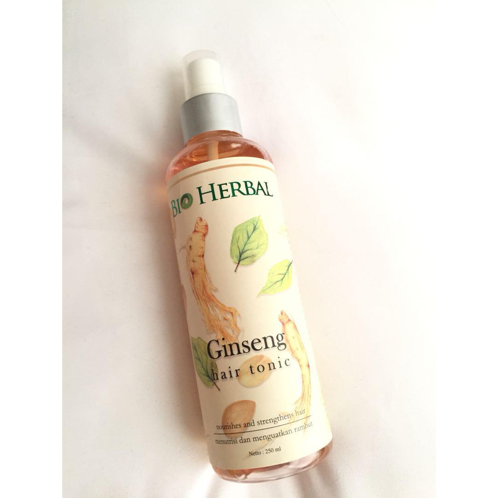 Bio Herbal Ginseng Hair Tonic Ori BPOM Ginseng Penumbuh Penebal Mengatasi Rontok Rambut