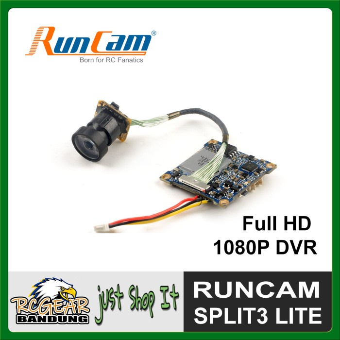 {adenastore} Runcam Split3 Lite 1080P HD Camera DVR for Mobula6 HD FPV Racing Drone Murah