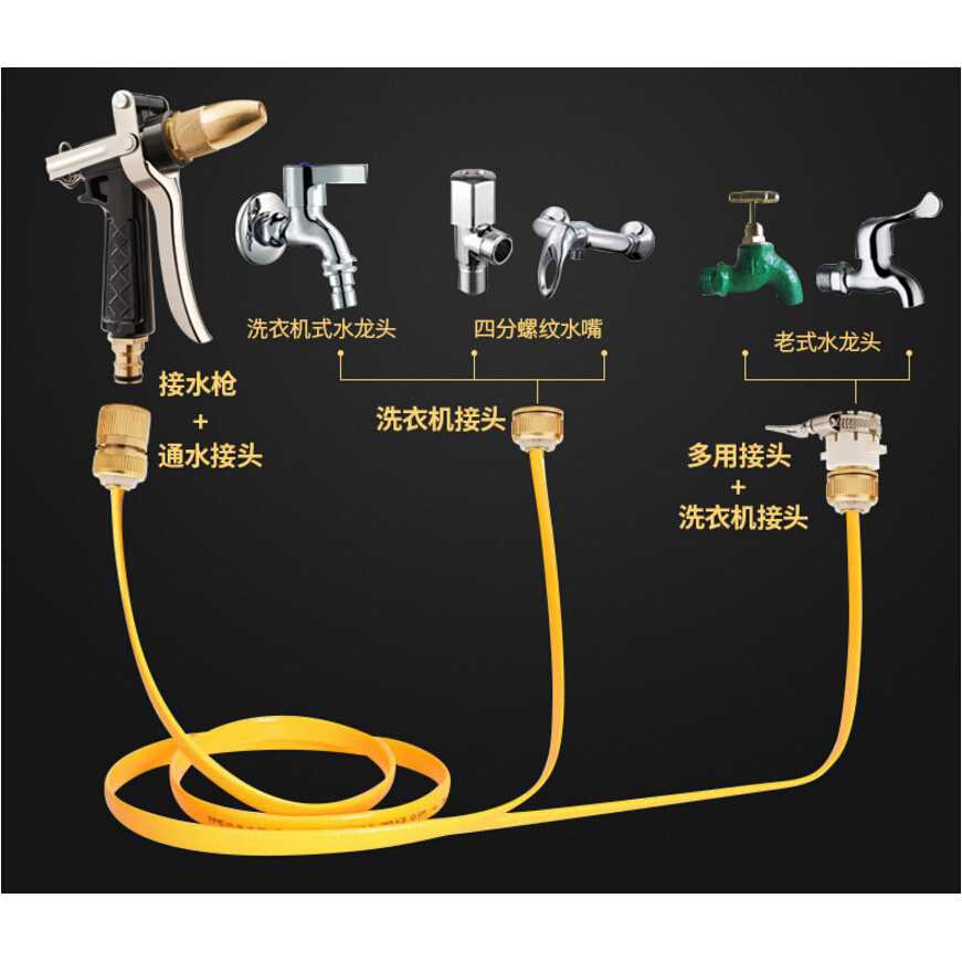 ARS - BOWEI Semprotan Cuci Mobil dengan Selang Air 1/3 10 Meter