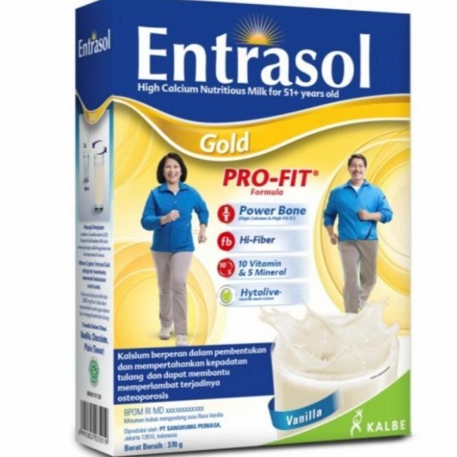 

[COD] ENTRASOL GOLD VANILA 370 GRAM [COD]