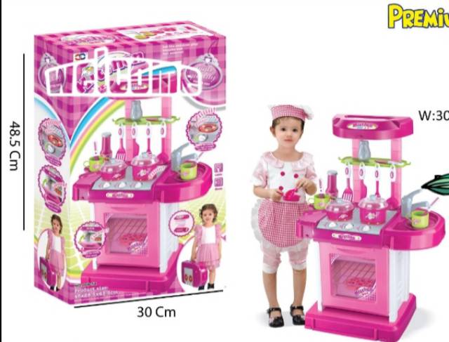 Kitchen Koper Set Besar Lampu Musik
