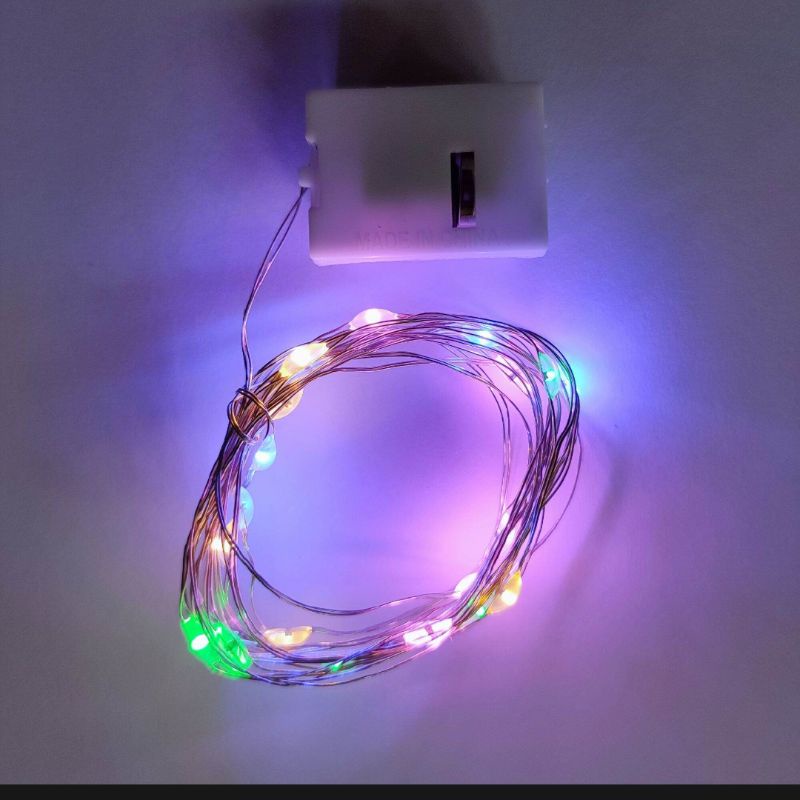 LAMPU HIAS TUMBLR LAMPU KAWAT LED KAWAT KEDIP DEKORASI LAMPU HIAS BOBA