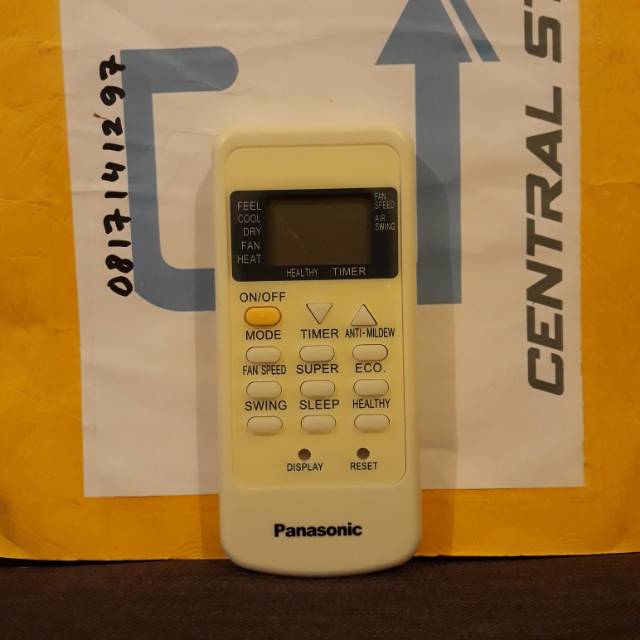 Remote AC Panasonic Healthy ORIGINAL