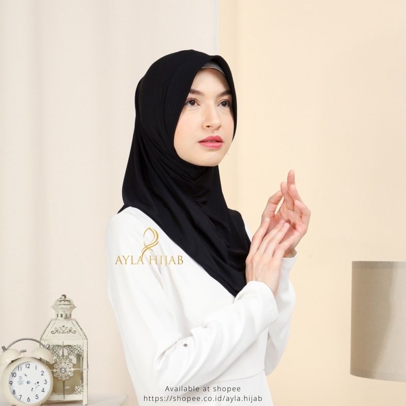 Bergo sport menutup dada lebih besar/Jilbab sport jumbo/Bergo Sport Premium/Hijab Sporty Daily
