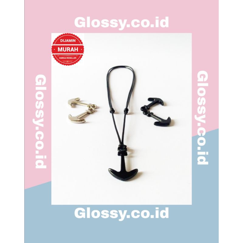 Kalung Pria Liontin jangkar/Kalung Gunung /Kalung Etnik Pria/Aksesoris