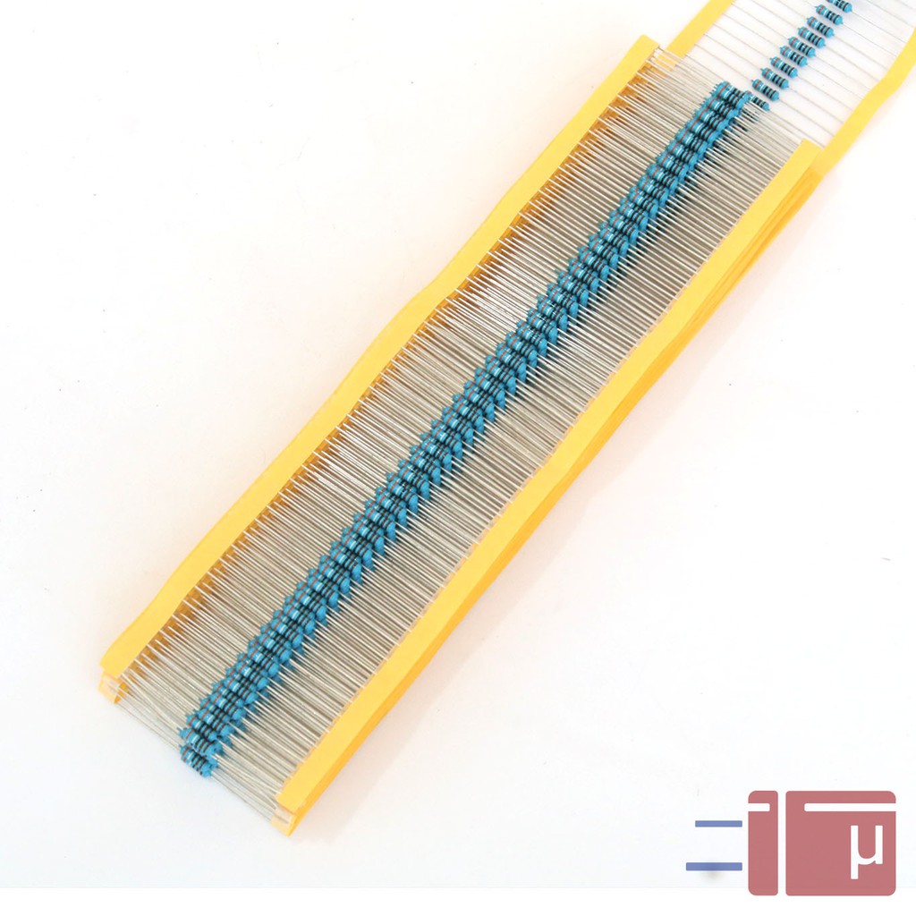 x10 Resistor 3K9 3.9K 1/2W Metal Film 1% Taiwan Kaki Tembaga