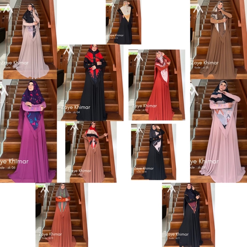 Zaye Set Khimar By Armila Syari